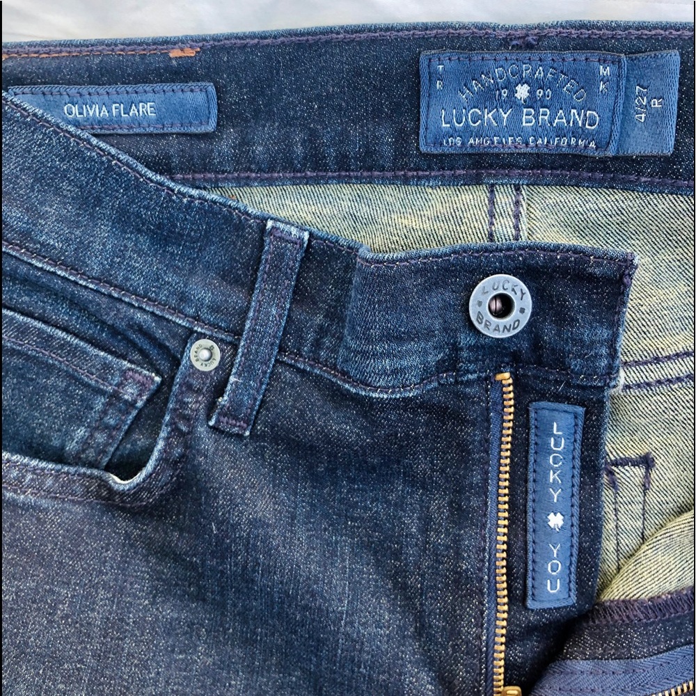 LUCKY BRAND JEANS, OLIVIA FLARE, size 4